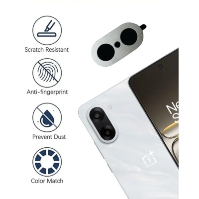 Picture of For OnePlus Nord CE 5 Camera Protector Ring Aluminium and Tempered Glass