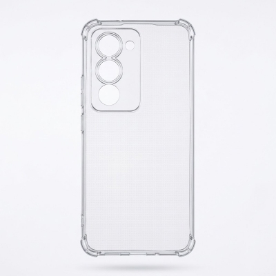 Picture of For Xiaomi Redmi 15 4G (EU) (171mm) Four Corners Soft TPU Silicone Transparent Back Cover Case-Transparent