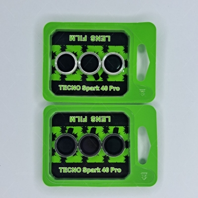 Picture of For Tecno Spark 40 Pro Camera Protector Ring Aluminium and Tempered Glass