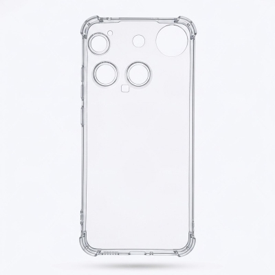 Picture of For Nothing Phone 3 Four Corners Soft TPU Silicone Transparent Back Cover Case-Transparent