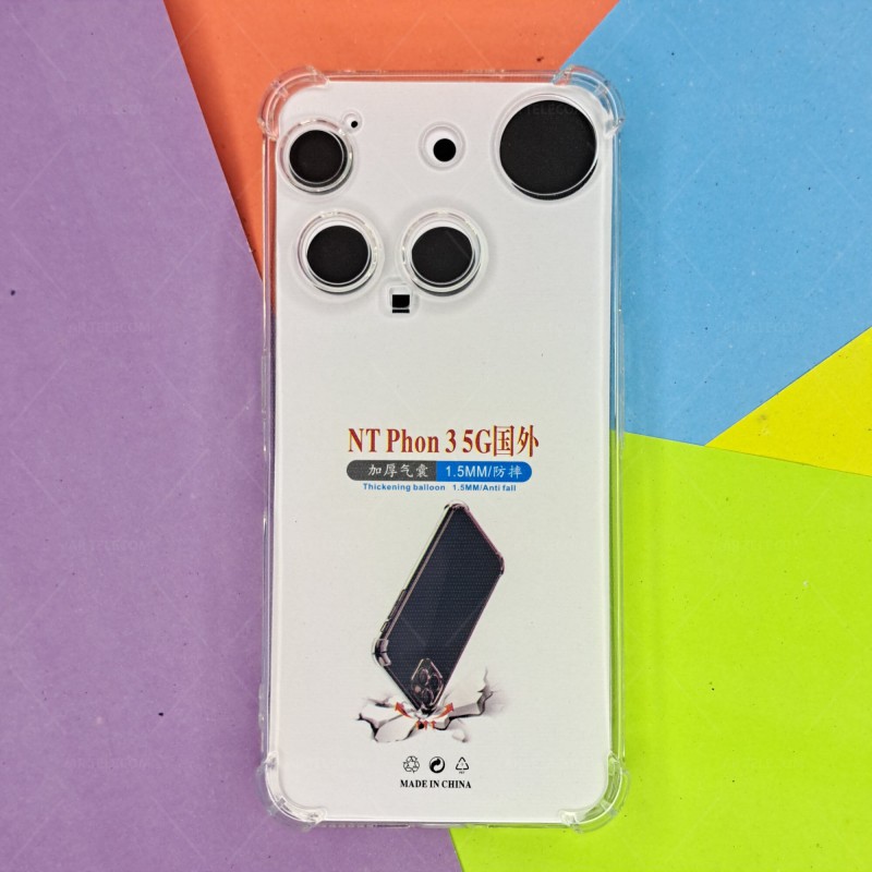 Picture of For Nothing Phone 3 Four Corners Soft TPU Silicone Transparent Back Cover Case-Transparent