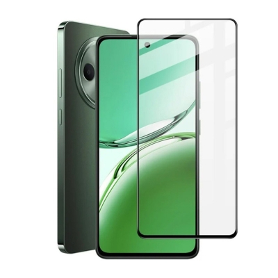 Picture of For Oppo Reno 13 F Oppo Reno 12 F Oppo F27 Oppo F25 Pro Oppo K12 Good Quality Real Tempered Glass Screen Protector-Black