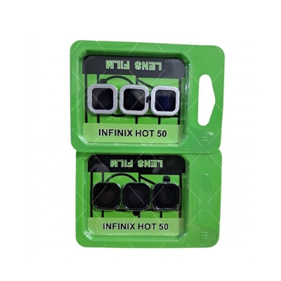 Picture of For Infinix Hot 50 Camera Protector Ring Aluminium and Tempered Glass