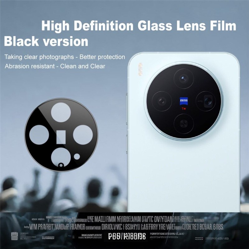 Picture of For vivo X300 Full Coverage Camera Lens Protector Glass Black Version-For vivo X300