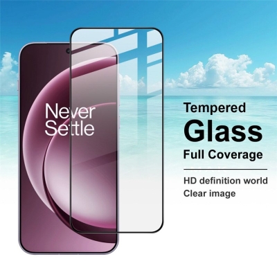 Picture of For OnePlus 15 Good Quality Real Tempered Glass Screen Protector-Black
