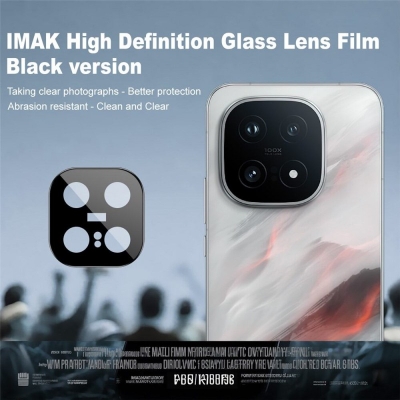 Picture of For vivo iQOO 15 Full Coverage Camera Lens Protector Glass Black Version-vivo iQOO 15