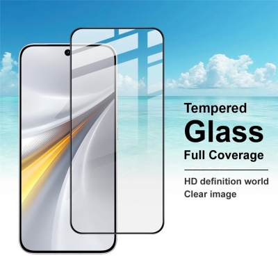 Picture of For vivo iQOO 15 Good Quality Real Tempered Glass Screen Protector-Black
