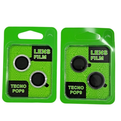 Picture of 1 Set For Tecno Pop 9 4G GO 2025 aluminium Metal And Tempered Glass Camera Protector Ring