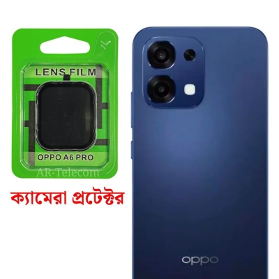 Picture of For Oppo A6 Pro aluminium Metal And Tempered Glass Camera Lens  Protector