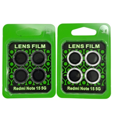 Picture of 1 Set For Xiaomi Redmi Note 15 4G 5G aluminium Metal And Tempered Glass Camera Protector Ring