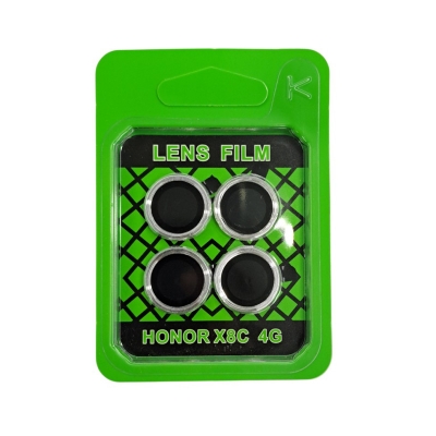 Picture of For Honor X8c 4G aluminium Metal And Tempered Glass Camera Lens  Protector