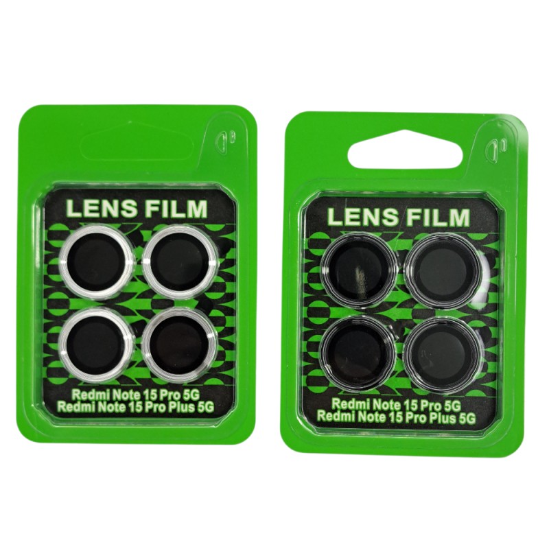Picture of 1 Set For Xiaomi Redmi Note 15 Pro Pro+ 5G aluminium Metal And Tempered Glass Camera Protector Ring