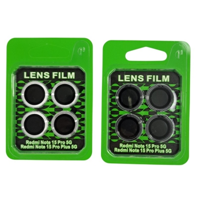 Picture of 1 Set For Xiaomi Redmi Note 15 Pro Pro+ 5G aluminium Metal And Tempered Glass Camera Protector Ring