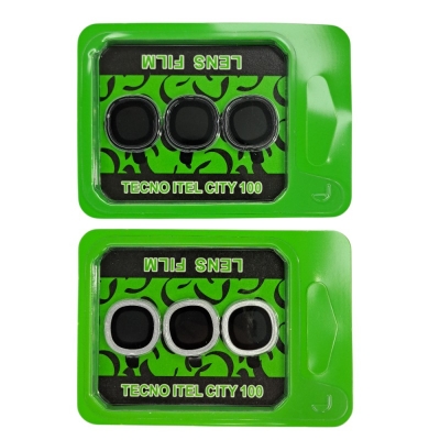 Picture of 1 Set For itel City 100 aluminium Metal And Tempered Glass Camera Protector Ring