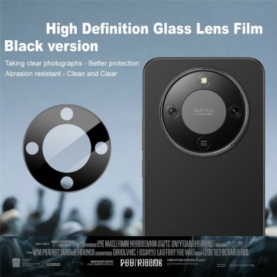 Picture of For Honor Magic8 Lite 5G / X9d 5G / X70 5G Full Coverage 3D Camera Lens Protector Glass Black Version-Honor X9D