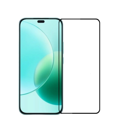 Picture of For Honor X8c 4G / X8B 4G / 200 Lite / 400 Lite / Nova 11 12 13  Screen Protector MOFI 9H Full Glue Full Coverage High Aluminum-Silicon Glass Film - Black-X8C