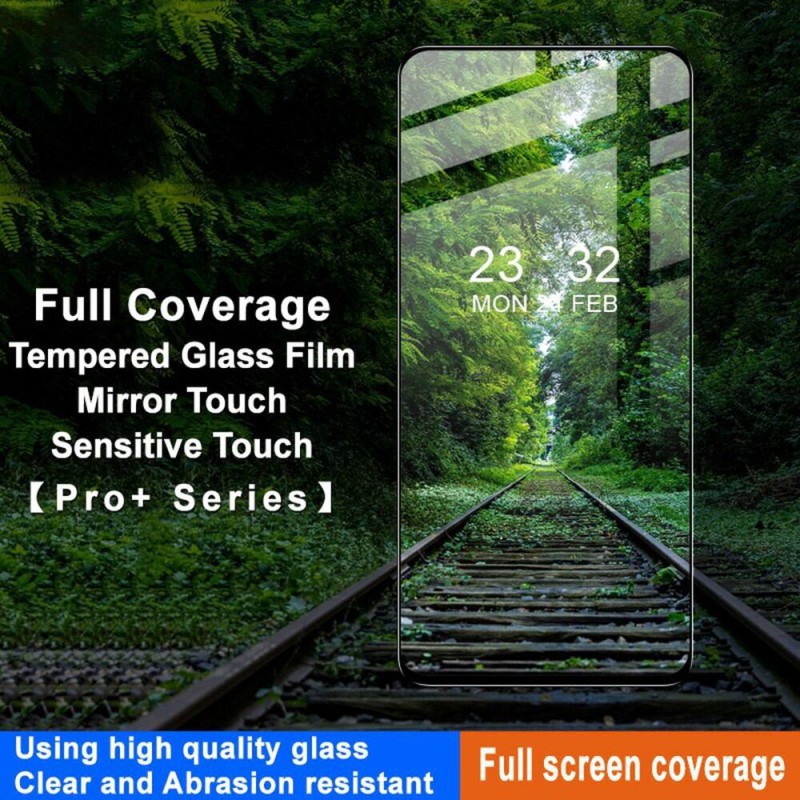 Picture of For Realme 14X 5G/INDIA 13 5G 12 12X 12 Lite 11 5G P3X C55 C67 C65 C63 C75 C73 5G Narzo 80X 5G 70X 60X N65 5G N55  Screen Protector MOFI 9H Full Glue Full Coverage High Aluminum-Silicon Glass Film - Black-Realme 14X