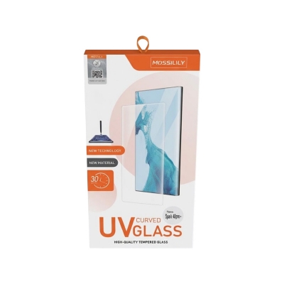 Picture of For Tecno Spark 40 Pro+ Mossily Premium UV Curved Liquid Tempered Glass Screen Protector - Full Glue Protection & High Sensitivity-Tecno Spark 40 Pro,
