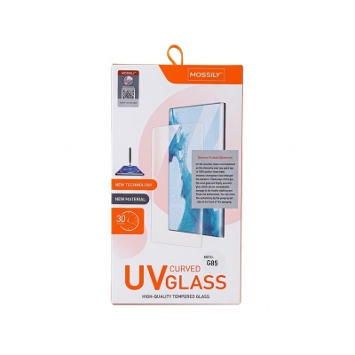 Picture of For Motorola Moto G85  Mossily Premium UV Curved Liquid Tempered Glass Screen Protector - Full Glue Protection & High Sensitivity-Motorola Moto G85