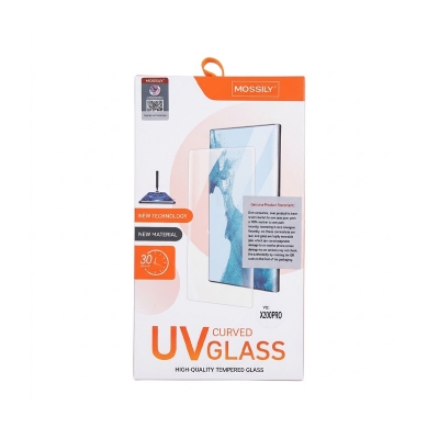 Picture of For vivo X200 Pro  Mossily Premium UV Curved Liquid Tempered Glass Screen Protector - Full Glue Protection & High Sensitivity-vivo X200 Pro