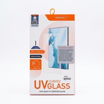 Picture of For Motorola Edge 60 Fusion Mossily Premium UV Curved Liquid Tempered Glass Screen Protector - Full Glue Protection & High Sensitivity-Edge 60 Fusion