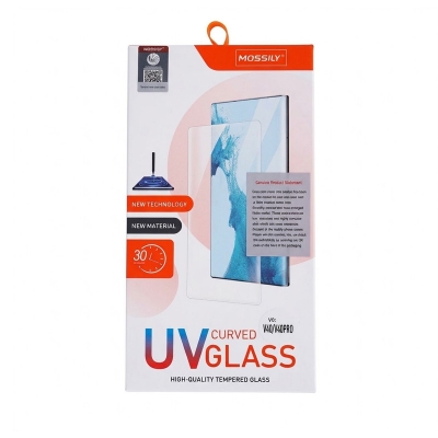 Picture of For vivo V40 / vivo V40 Pro Mossily Premium UV Curved Liquid Tempered Glass Screen Protector - Full Glue Protection & High Sensitivity-vivo V40