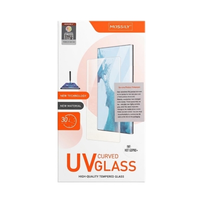 Picture of For Infinix Hot 60 Pro+  Mossily Premium UV Curved Liquid Tempered Glass Screen Protector - Full Glue Protection & High Sensitivity-Infinix Hot 60 Pro,