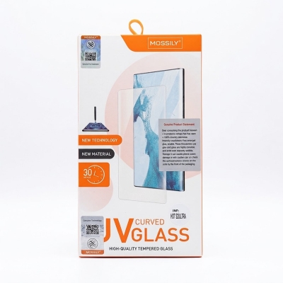 Picture of For Infinix Hot 50 Pro+  Mossily Premium UV Curved Liquid Tempered Glass Screen Protector - Full Glue Protection & High Sensitivity-Infinix Hot 50 Pro,