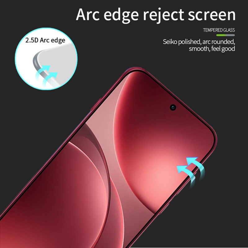 Picture of For Oppo Find X9 Pro  Full Screen Protector Full Glue Secondary Hardening High Aluminium-Silicon Glass Film-Oppo Find X9 Pro