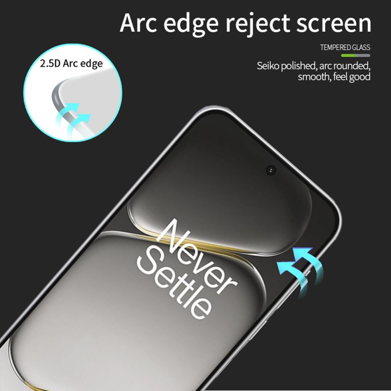 Picture of For OnePlus Turbo 6V  Full Screen Protector Full Glue Secondary Hardening High Aluminium-Silicon Glass Film-OnePlus Turbo 6V