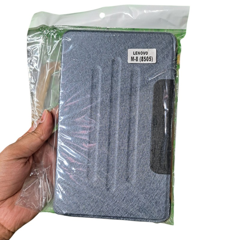 Picture of For Lenovo Tab M8 (HD) 8505 Premium Flip Protective Cover Case-Blue