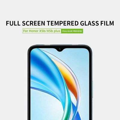 Picture of For Honor X5b Plus  Full Screen Protector Full Glue Secondary Hardening High Aluminium-Silicon Glass Film-Honor X5b Plus