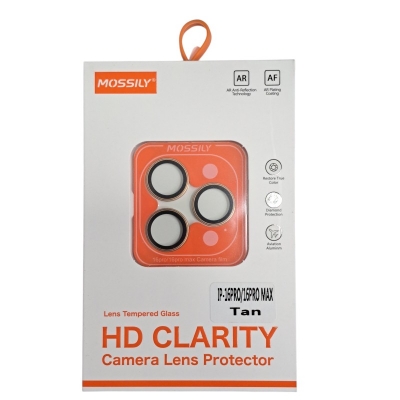 Picture of Premium HD Clarity Camera Lens Protector with Aviation Aluminum Frame - AR Coating & Diamond Protection For Apple iPhone 16 Pro / Apple iPhone 16 Pro Max