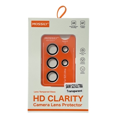 Picture of Premium HD Clarity Camera Lens Protector with Aviation Aluminum Frame - AR Coating & Diamond Protection For Samsung Galaxy S25 Ultra