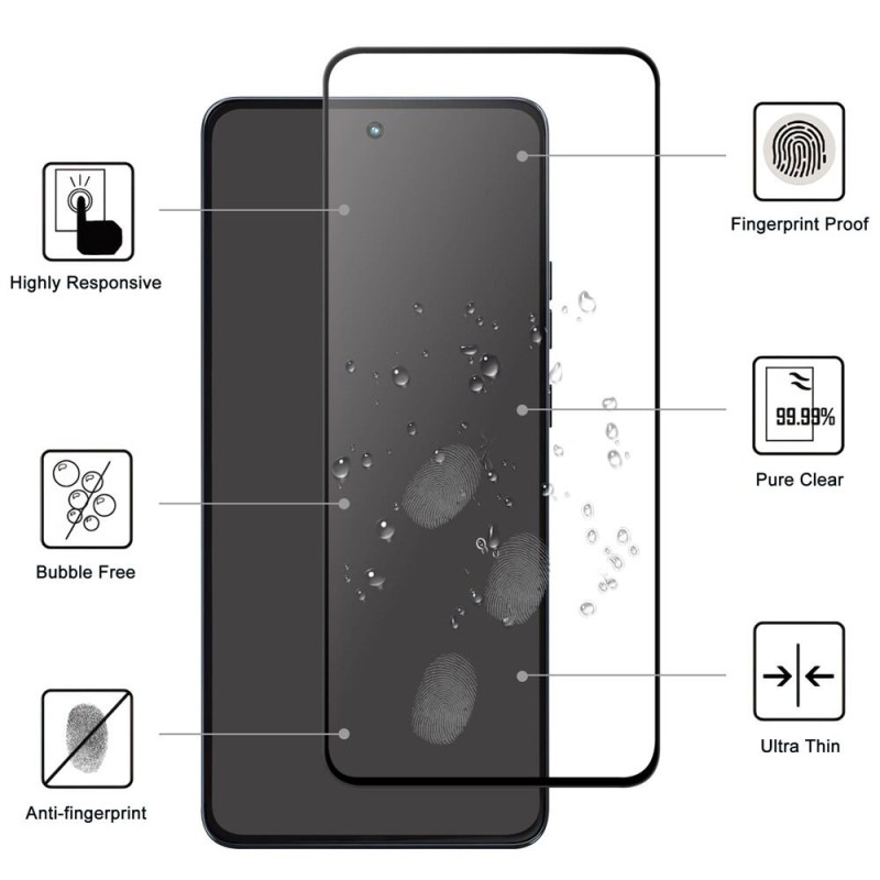 Picture of For Motorola Moto G86 Power Screen Protector Secondary Hardening High Aluminium-Silicon Glass Film-Moto G86 Power