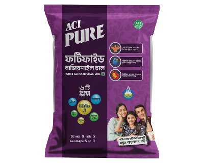 Picture of ACI Pure Fortified Nazirshail Rice-5kg