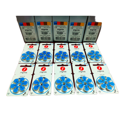 Picture of 60 cells x Siemens Signia 675 Size Hearing aid batteries 1 box