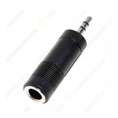 Picture of Livewire Essential Stereo 3.5mm TS Adapter(Female 5.5mm to male 3.5mm) Black