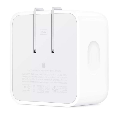 Picture of i-phone 12 Max 20W USB-C Power Adapter USB -C to Lightning Cable White