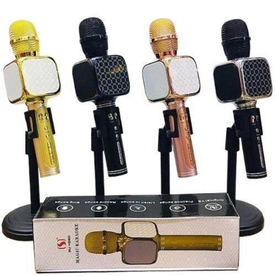 Picture of Wireless USB Record Microphone Portable Karaoke Multifunctional Handheld Karaoke Microphone 