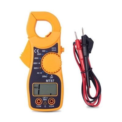 Picture of LCD Auto Digital Clamp Meter MT - 87 Electronic Tester Ac Dc Orange