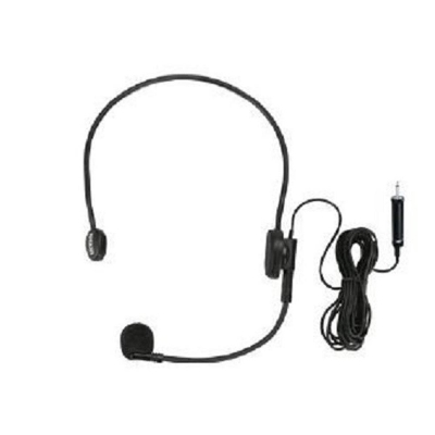 Picture of Ahuja Hbm-60Cc Hbm-60Cc Over The Head Microphone With 3.5 Mm Jack, 6M Wire(120 W) - Microphone For Mobile 