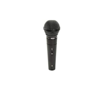 Picture of Ahuja AUD 101XLR Wired Microphone Unidirictional dynamic Microphone with Wired Ahuja Microphone - Black - Microphone