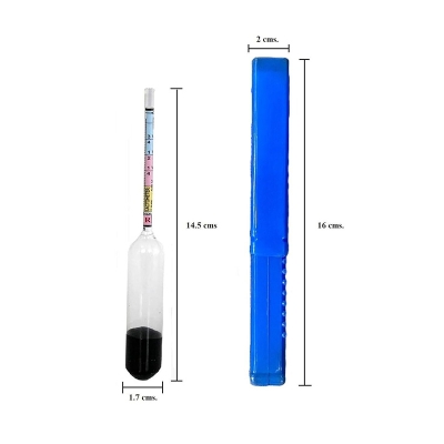 Picture of Milk Purity Testing Kit || Set of 1 Lactometer With Storage Box, Check Milk Purity with in a Minute 