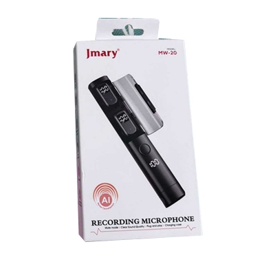 Picture of Jmary MW-20 Dual wireless Recording Microphone with mute mode Black