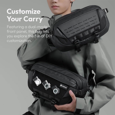 Picture of Ulanzi AB02 TAI Outdoor Sling Bag 9L Photography Pouch Large Capacity Carry Casual Bag for Camera Lens Accessories Black