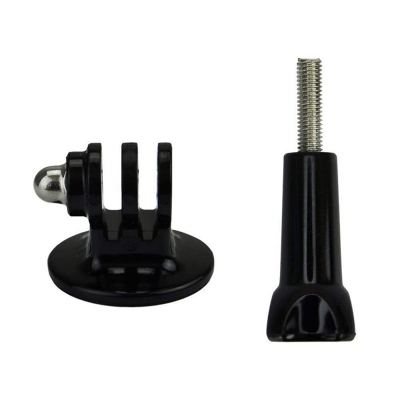 Picture of Tripod Adapter Mount for Gopro Hero 6 5 7 8 9 Black Session Sjcam Sj4000 with 1/4 Inch Hole for Xiaomi Yi 4K Camera Accessory Black