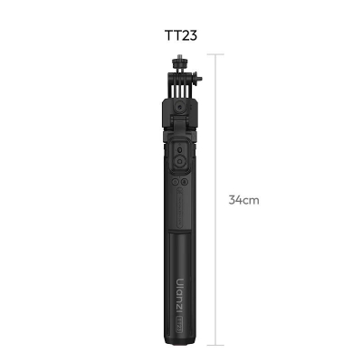 Picture of ULANZI TT23 64" Auto Face Tracking Tripod for iPhone/Android with Remote, 360°Rotating Selfie Stick That Follows Your Movement, Facial Recognition Tripod for iPhone 17/16/15/14/13/Android/Camera/GoPro Black