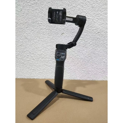 Picture of F11 Lite 3-Axis Portable Smartphone Gimbal Stabilizer Foldable Handheld Face Tracking Selfie Stick Stand Tripod Black