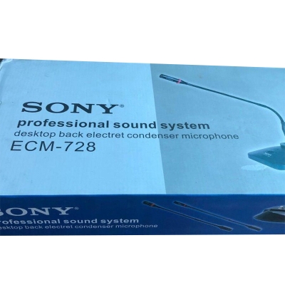 Picture of Sony ECM 728 Conference Goose neck Condenser Microphone Black